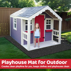 Bhyhok soft felt top provides a cushioned surface for playtime and activities.