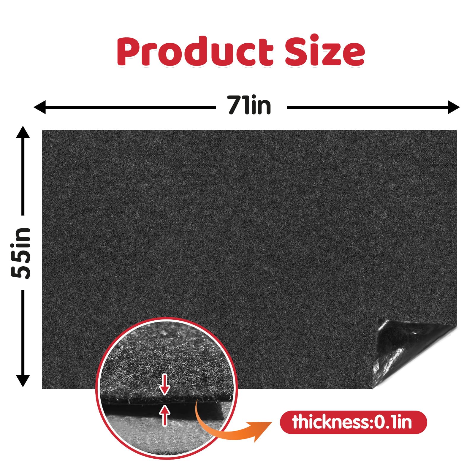 Bhyhok mat with waterproof bottom protects floors from moisture and dirt.