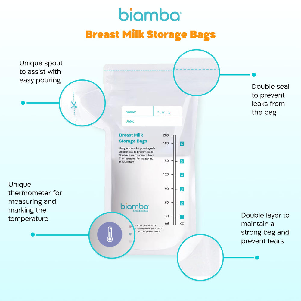 Biamba bags show temperature indicator for quick sorting