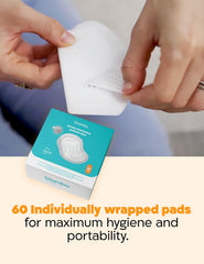 Biamba nursing pads showcase 3D absorption technology for quick moisture lock.