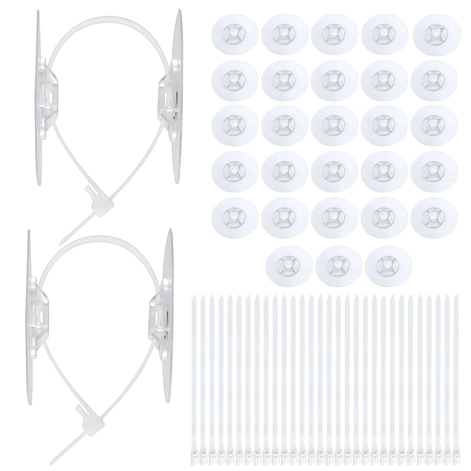 Bibabala adhesive anchors attached to a wall to hold furniture.