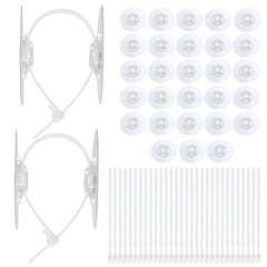 Bibabala adhesive anchors attached to a wall to hold furniture.