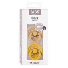 BIBS Boheme Denmark-made pacifier in BPA-free material for safety.