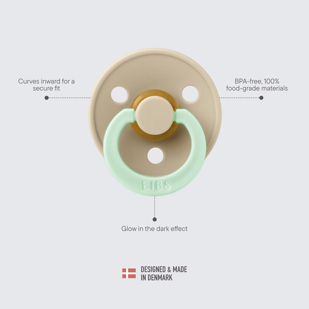 BIBS pacifiers made in Denmark reflect premium craftsmanship.