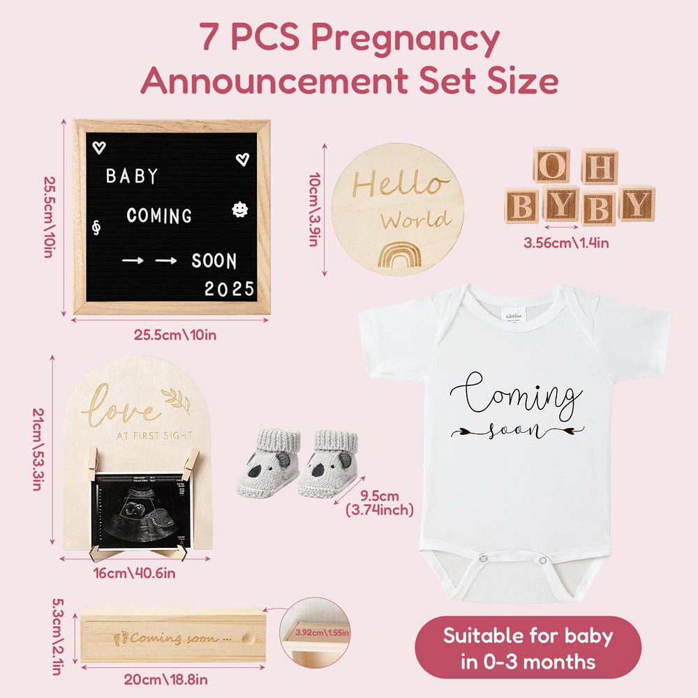 BIBIBLISSBABY felt letter board with customizable captions for photoshoots
