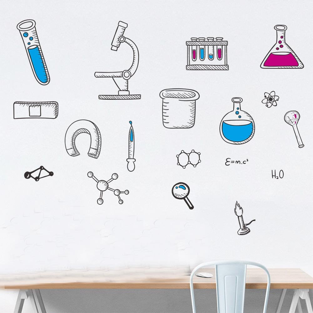 Bibitime flask illustrations bring whimsical charm and learning vibes to rooms.
