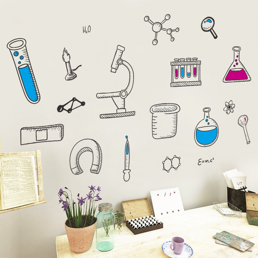 Bibitime periodic-table decal design fosters curiosity and organized study spaces.