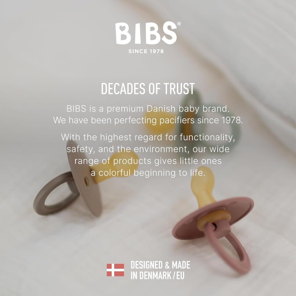 BIBS care instructions: sterilize and replace every few weeks.