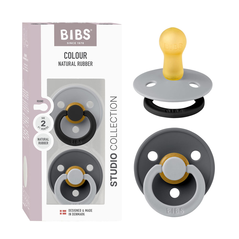 BIBS Colour Studio pacifier Cloud color shown for soothing babies.