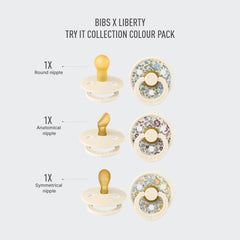 BIBS Denmark-made pacifier pack-3 emphasizing craftsmanship and safety.