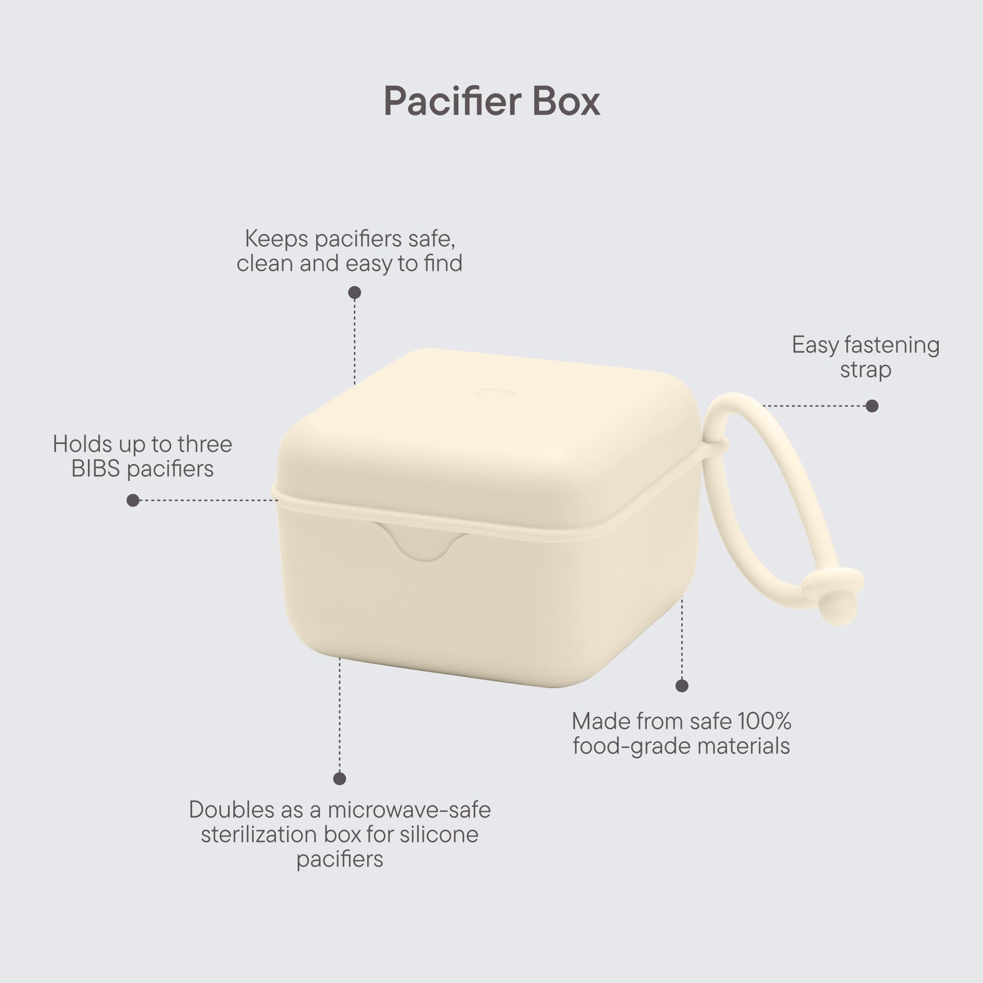BIBS Liberty steriliser case open for portable cleaning