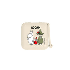 BIBS Moomins pacifier box open for easy access and organization.