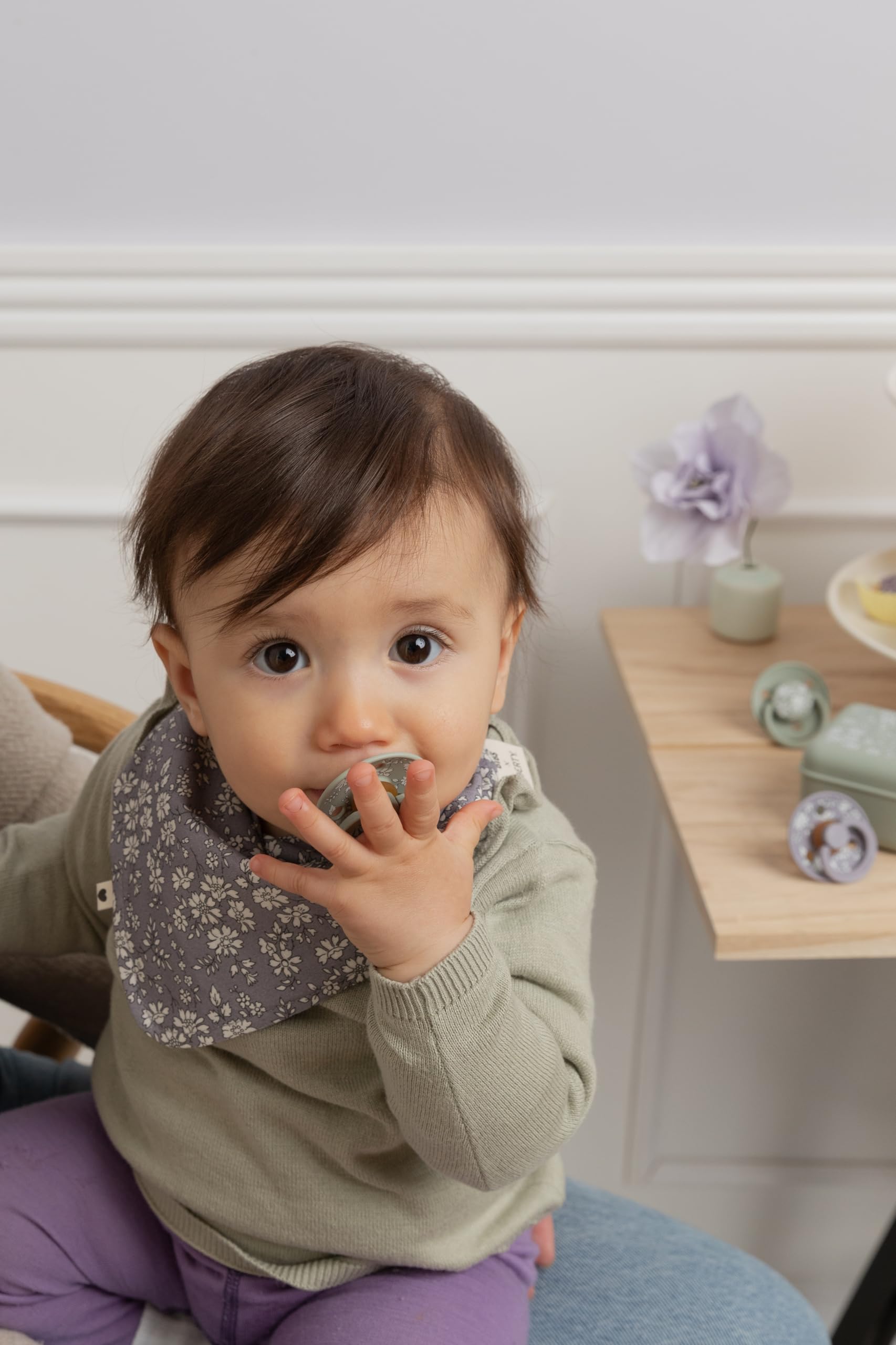 BIBS round nipple design close-up highlighting natural-feel shape.