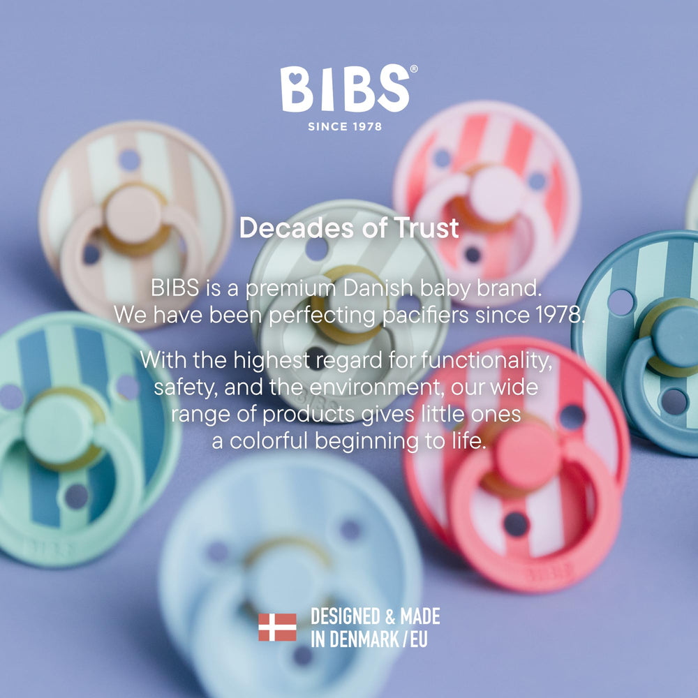 BIBS Studio size 6+ months ensures age-appropriate soothing