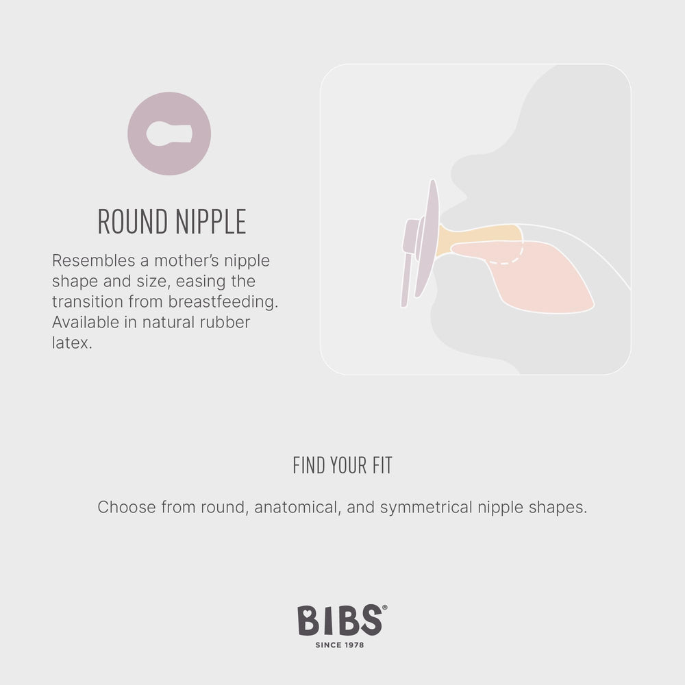 BIBS Studio Collection pacifier design for modern nurseries.