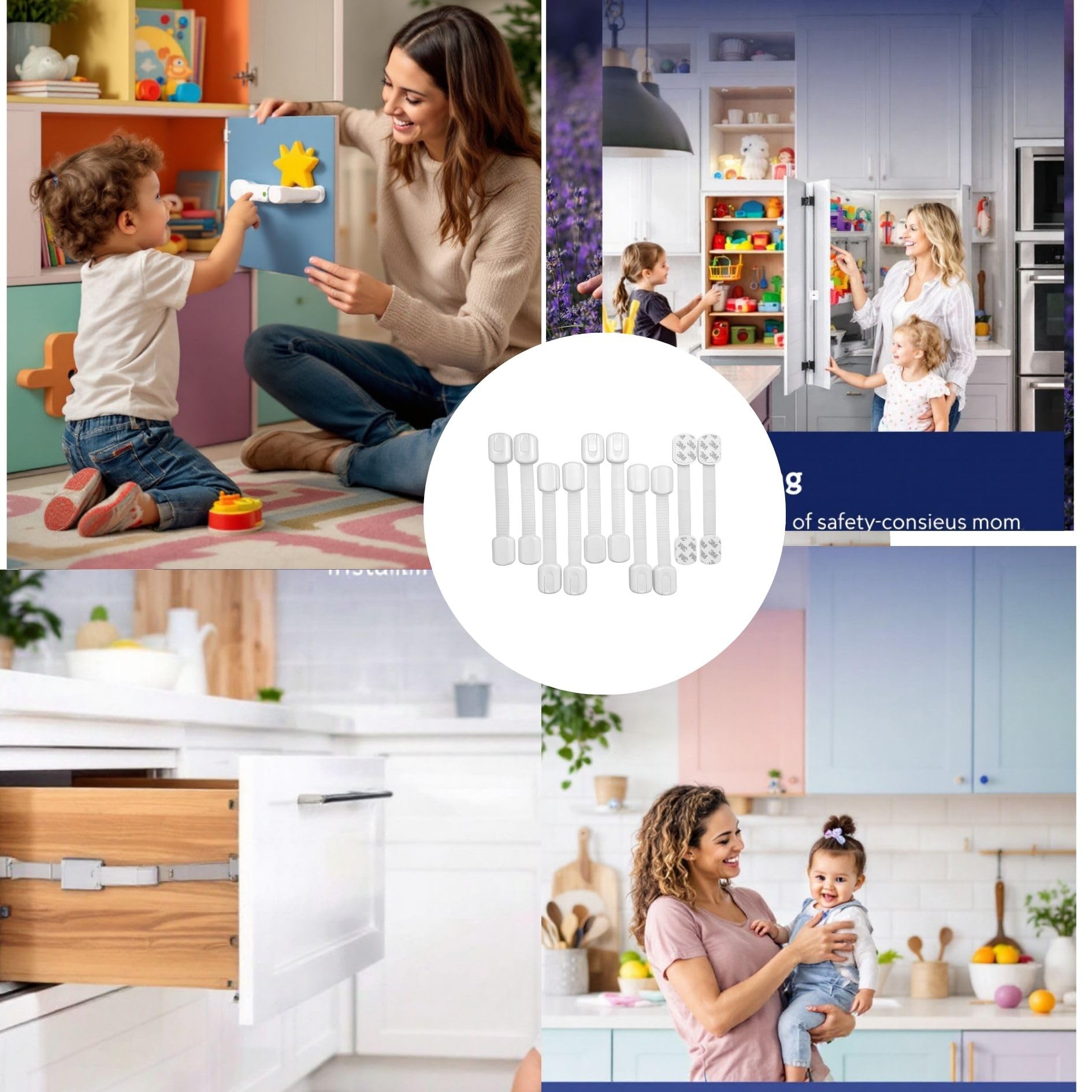 Big Best bedroom drawer lock protects valuables and toys