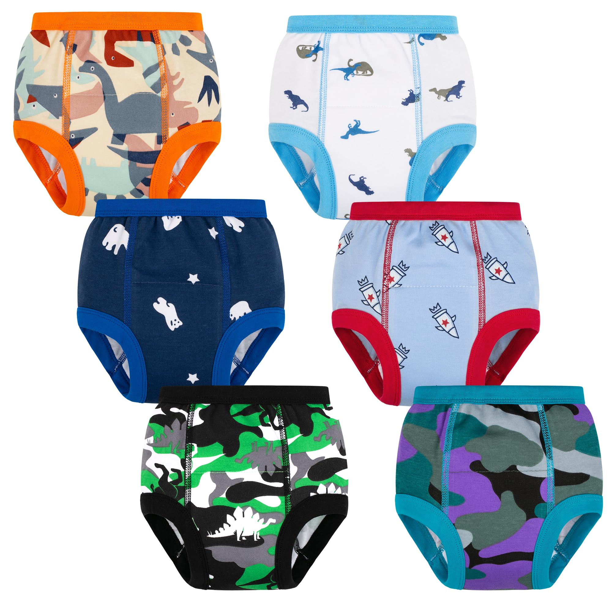 Big Elephant 6-pack training pants pack shows soft cotton and gentle fit.