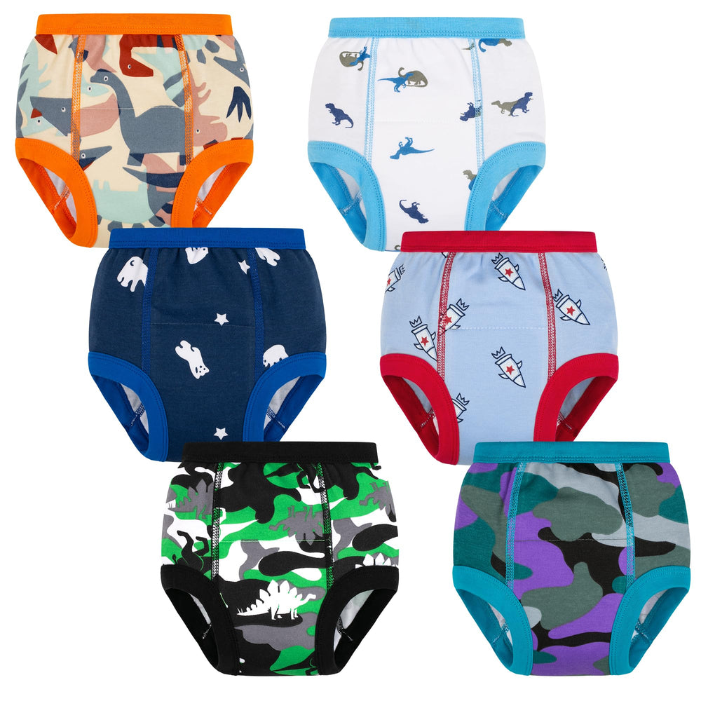 Big Elephant 6-pack training pants pack shows soft cotton and gentle fit.