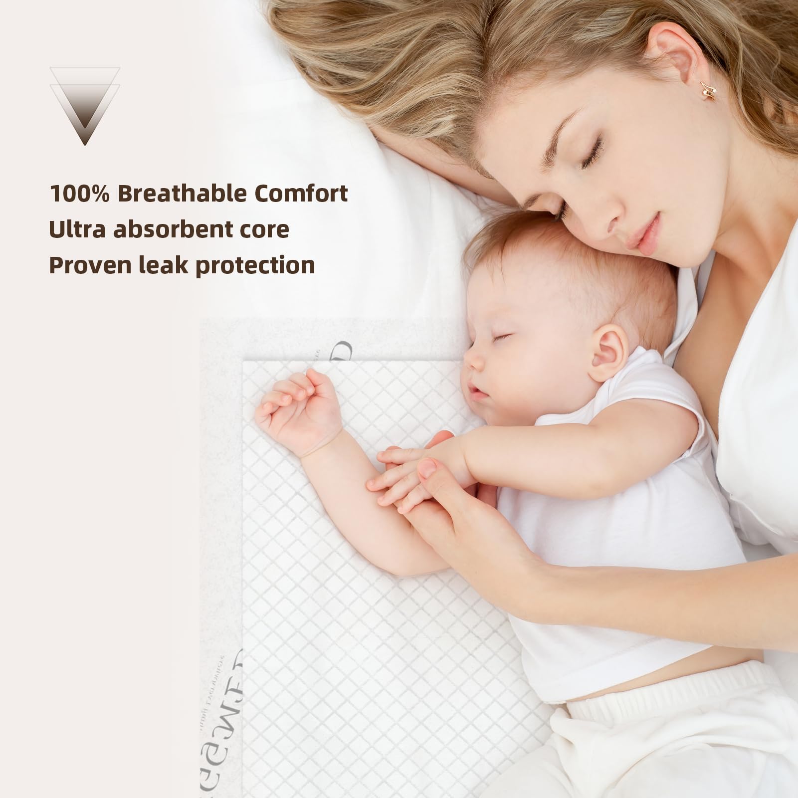 BIGGMED heavy-duty underpads mattress-protection on a bed preventing leaks