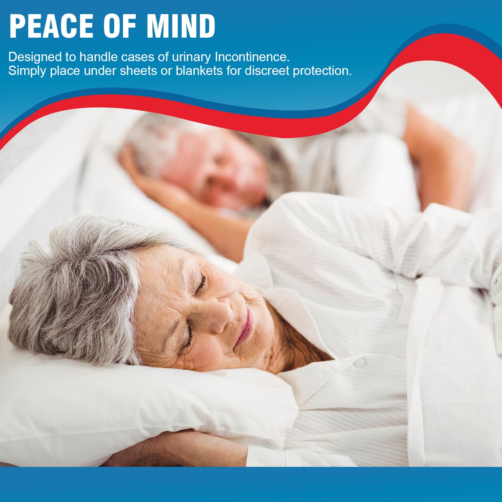 BIGGMED hospital or home use provides a discreet barrier for caregiving