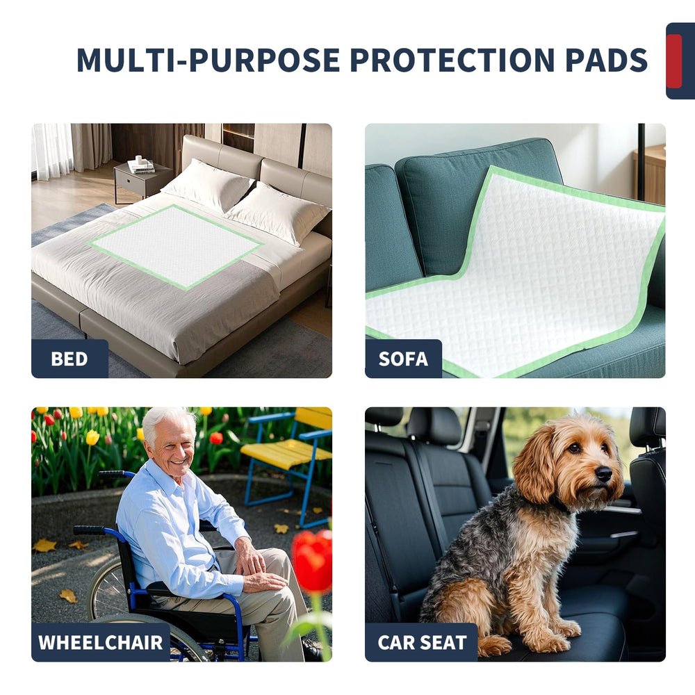 BIGGMED packaging highlights a 30-count, 40x36 underpads set.