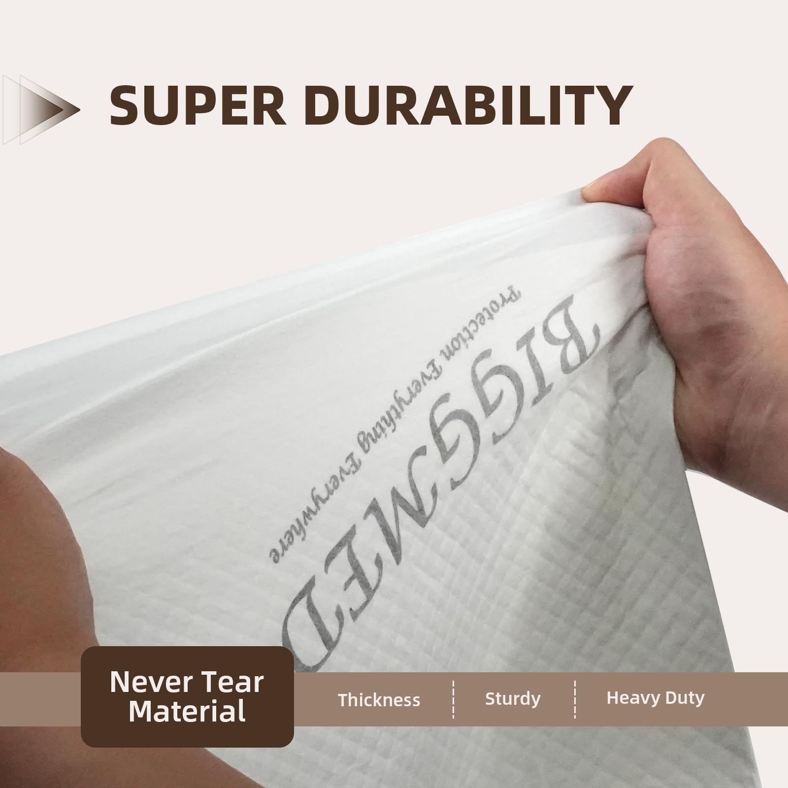 BIGGMED hypoallergenic surface underpad emphasizes soft skin-friendly texture