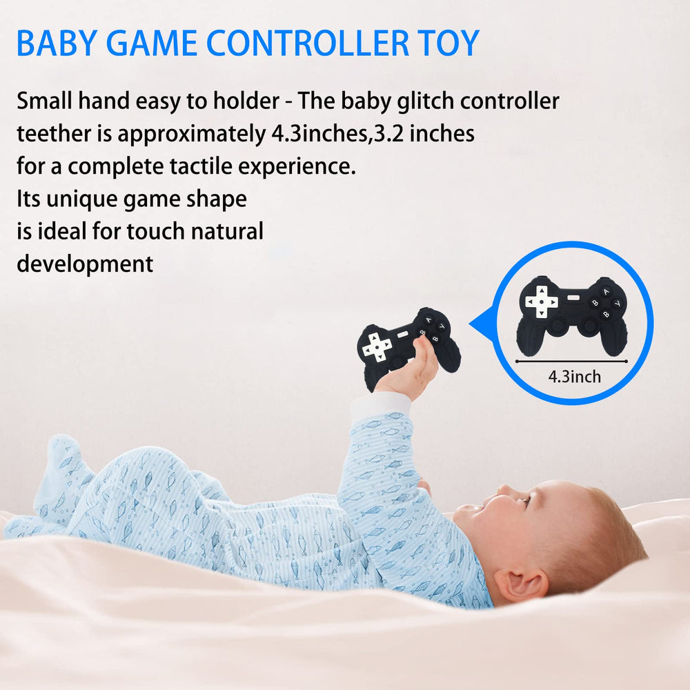 BIGSPINACH BPA-free silicone teether offers safe chewing for babies.