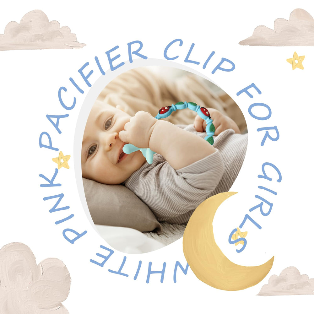 BIGSPINACH durable baby pacifier holder withstands daily wear