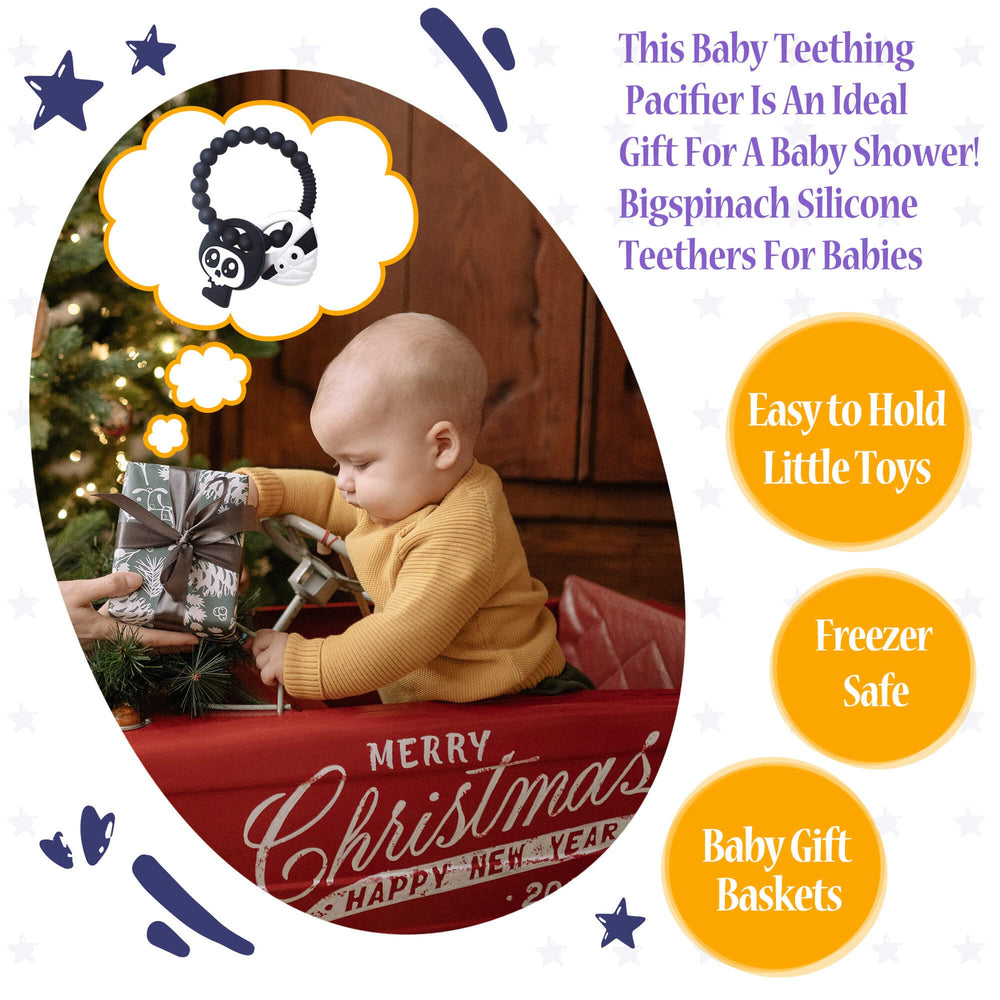 BIGSPINACH Halloween teether ideas encourage imaginative play and motor skill exploration.