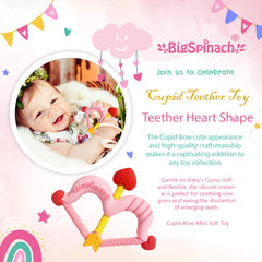 BIGSPINACH easy-to-clean teether, dishwasher-safe for busy parents.