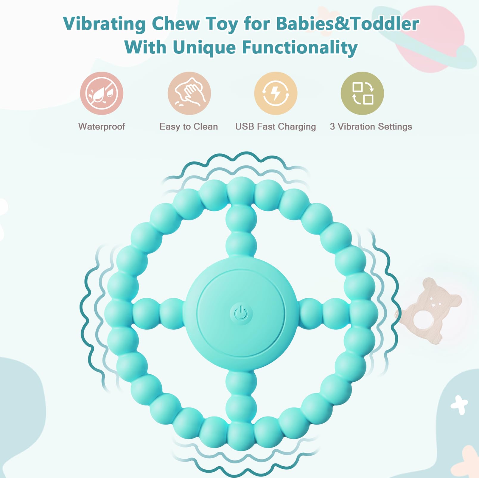 BIKCANP baby holding sensory toy highlights portable soothing play