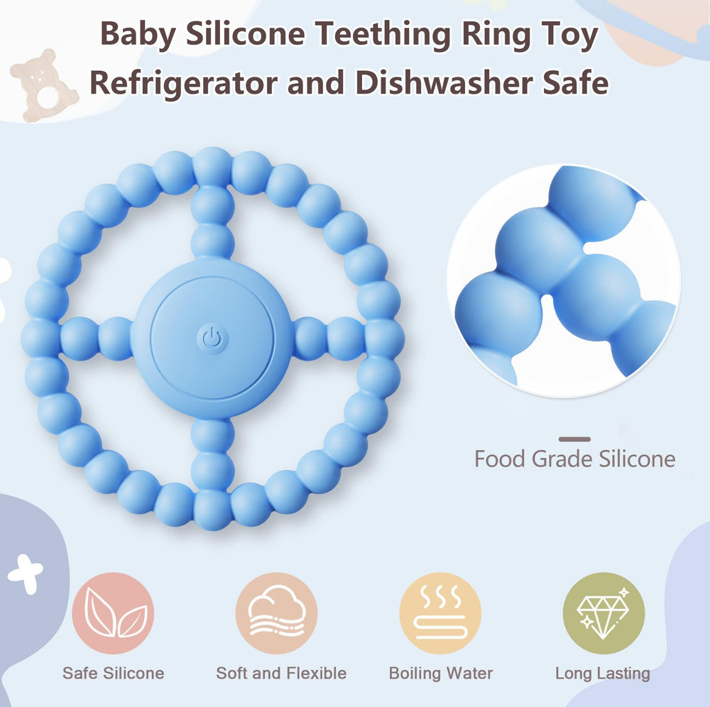 BIKCANP Safety durable silicone chew blue designed for long-lasting use.