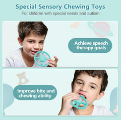 BIKCANP silicone texture close-up shows a safe chew surface