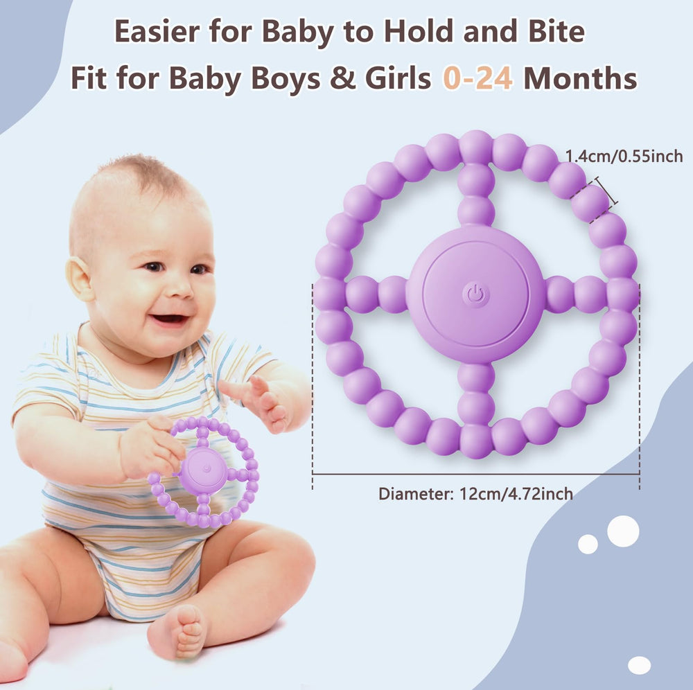 BIKCANP purple waterproof chew toy, easy to clean after use
