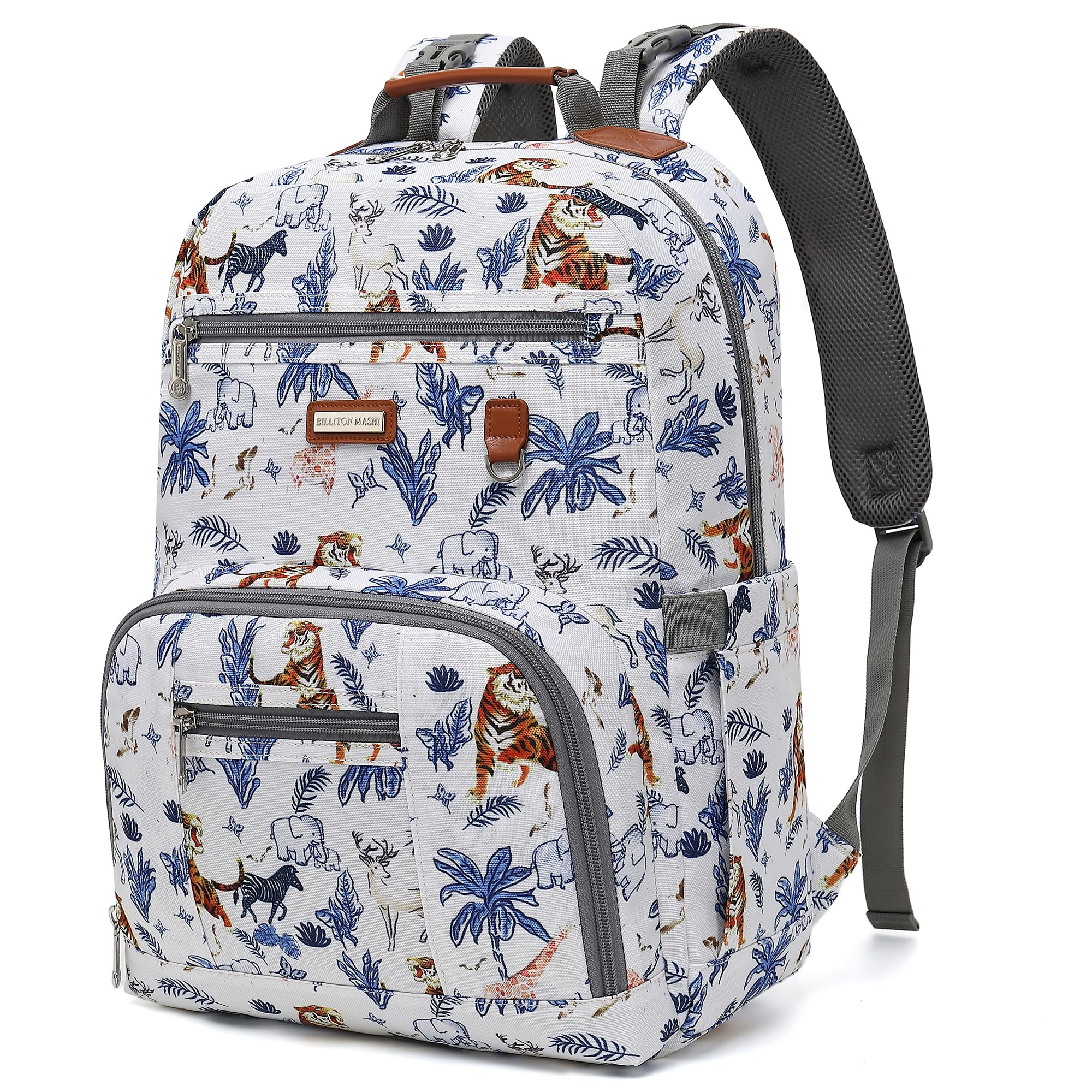 BILLITON MASHI diaper bag backpack front view with accessible main pocket