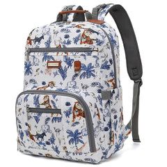 BILLITON MASHI diaper bag backpack front view with accessible main pocket