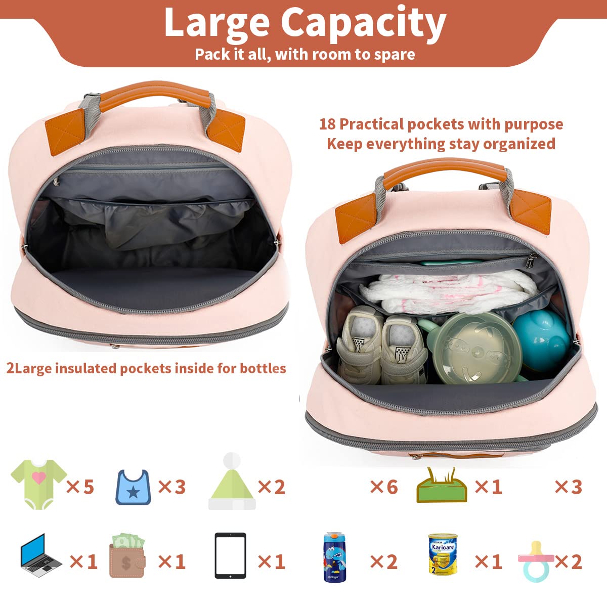 BILLITON MASHI stroller straps shown for hands-free mobility
