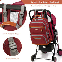Billiton Mashi removable changing pad adds on-the-go convenience for diaper changes.