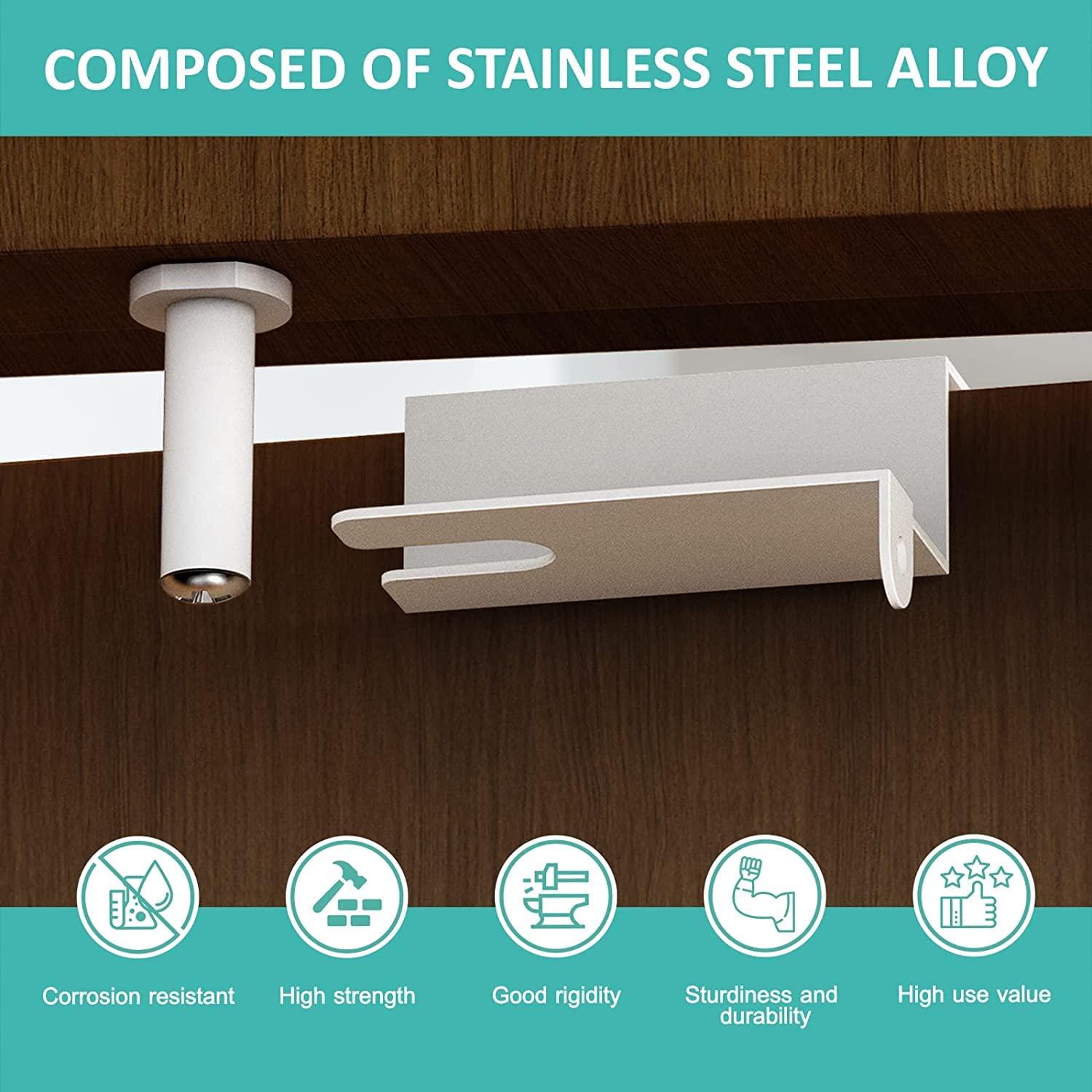 BILLROAD adjustable lock on door frame demonstrates universal fit for home doors.
