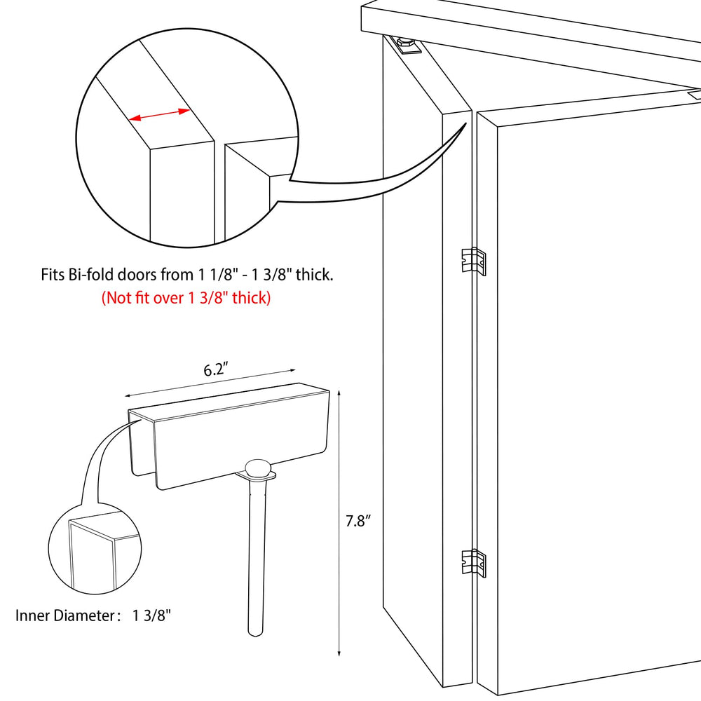 Pet-proof Billroad lock keeping cats and dogs from pantry access