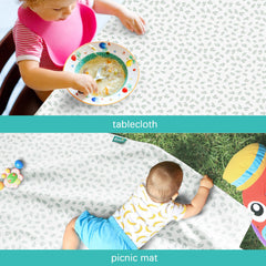 Biloban splat mat anti-slip bottom keeps mat secure