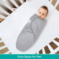 Biloban swaddle soft cotton fabric keeps baby cool and comfortable