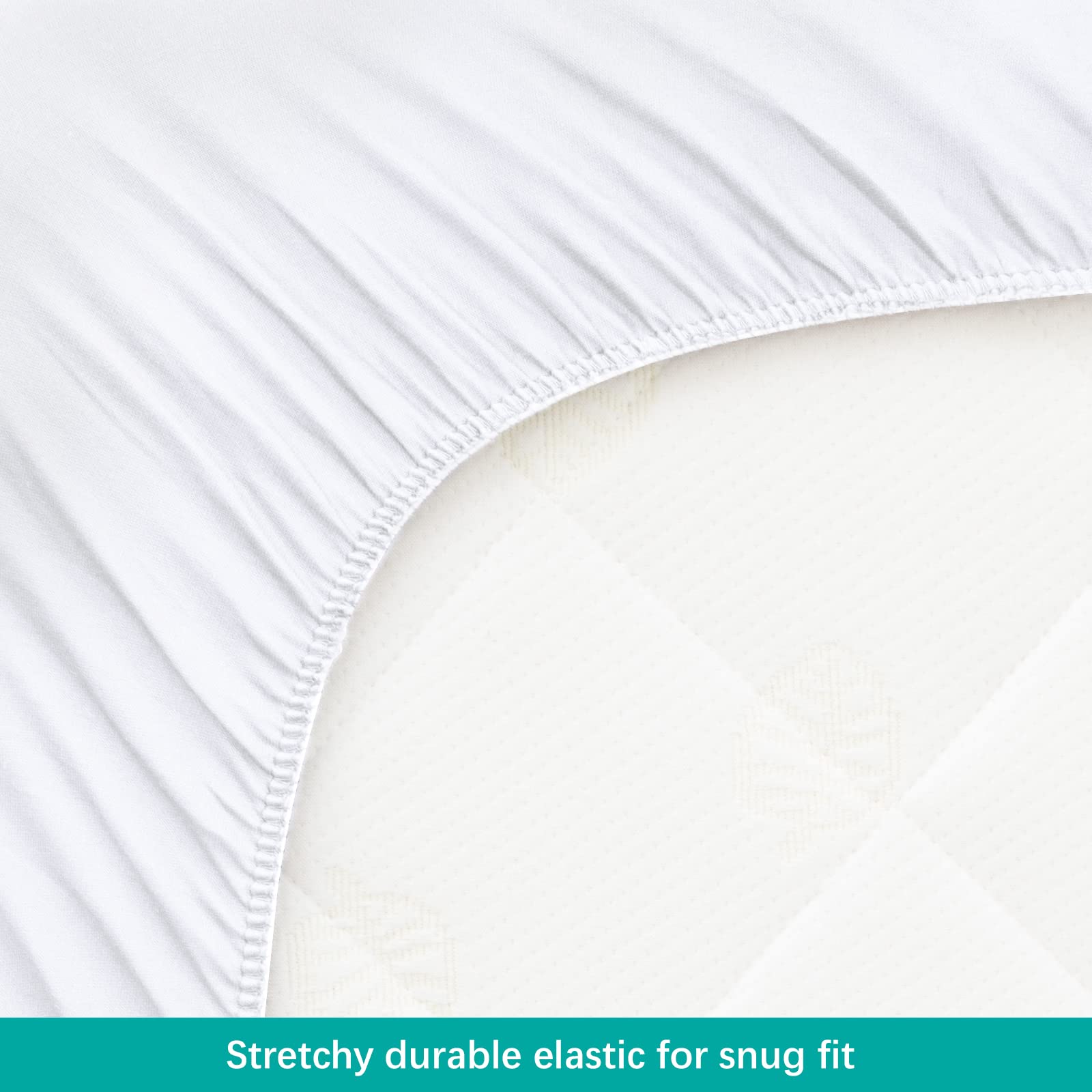 Biloban bassinest protector quiet surface minimizes noise during baby movement