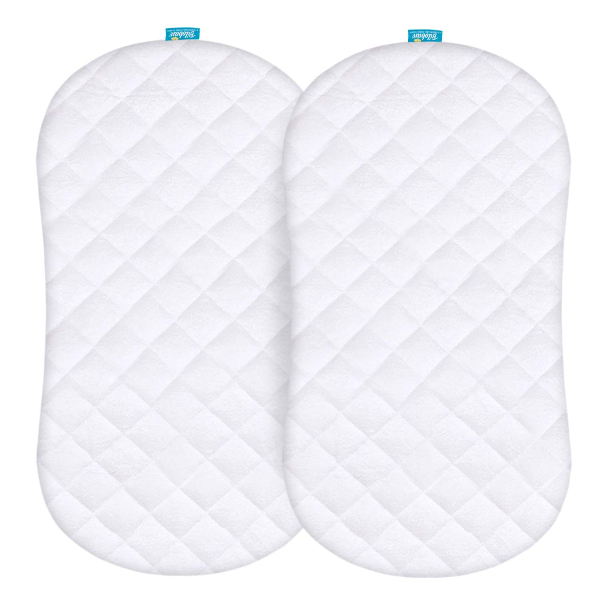 Biloban Bassinet Pad Cover waterproof top view protects against spills for your baby