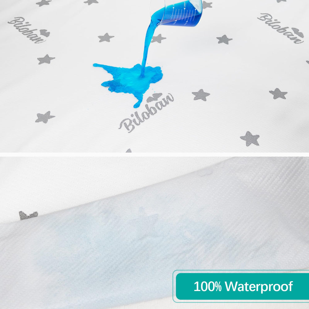 TPU waterproof layer protects the Biloban pad from spills during naps.
