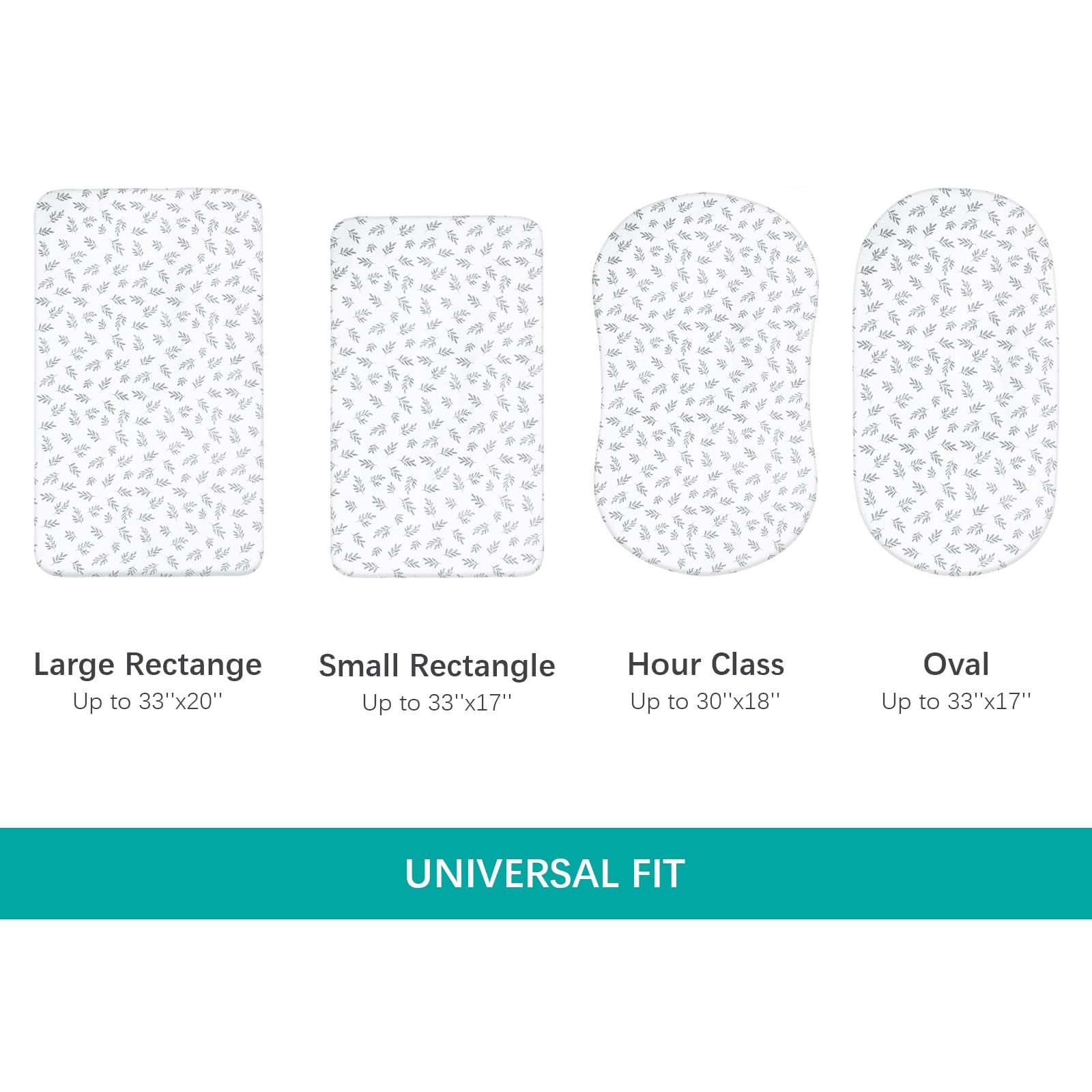 Biloban bassinet sheet breathable fabric for warm nights.