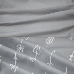 Breathable Biloban sheets stay quiet without crinkles during sleep.