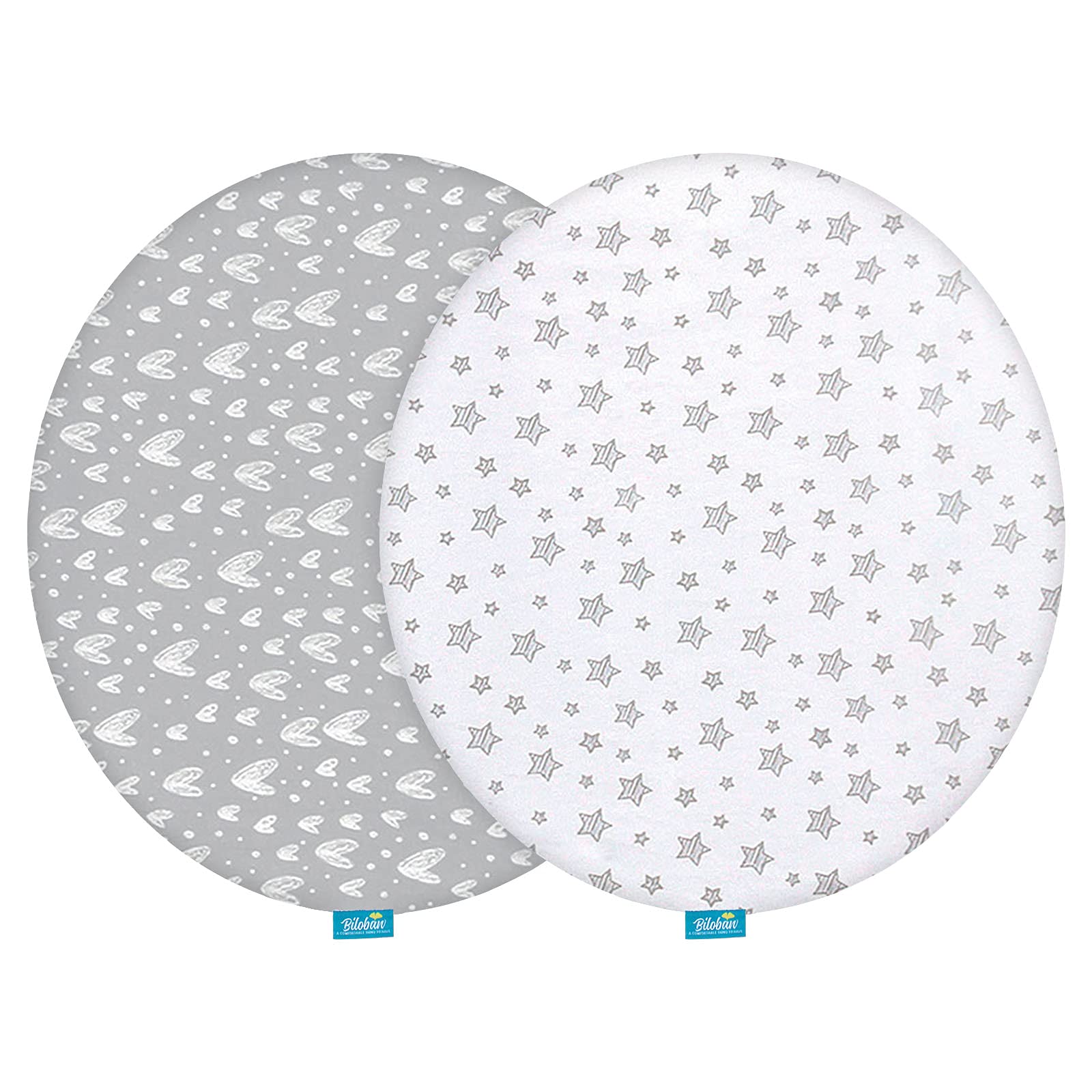 Biloban bassinet-sheets for Fisher-Price On-The-Go Dome compatibility, snug fit.
