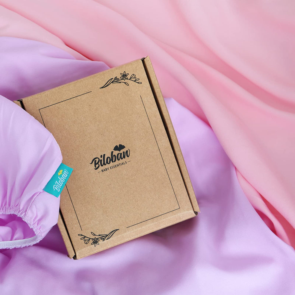 Biloban sheets are washable and easy to care for after spills or messes.