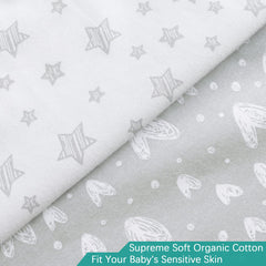 Biloban elastic band keeps the cover snug on most changing pads.